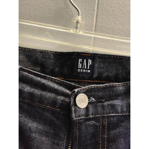 Gap 1969 True Skinny Jeans Womens 33X34 Mid Rise Stretch Dark Wash Denim Pants - Picture 3 of 5